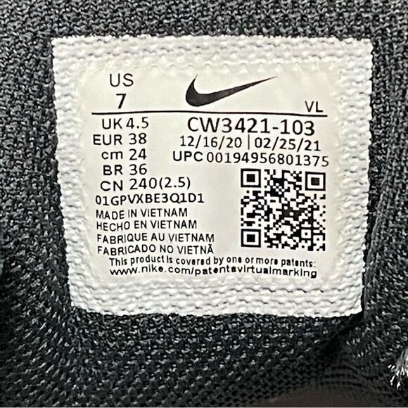 Nike Winflo 8 CW3421-103 White/Crimson/Purple Women's Running Shoes Size 7 - Picture 4 of 16